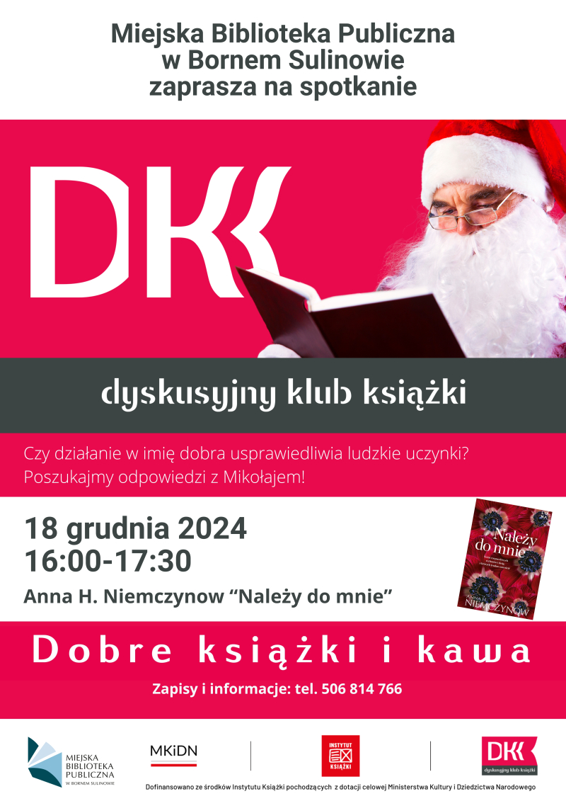 Grudniowe spotkanie Dyskusyjnego Klubu Książki