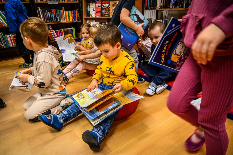 Lekcja biblioteczna pn. „Biblioteka - cisza? Tu nie obowiązuje”