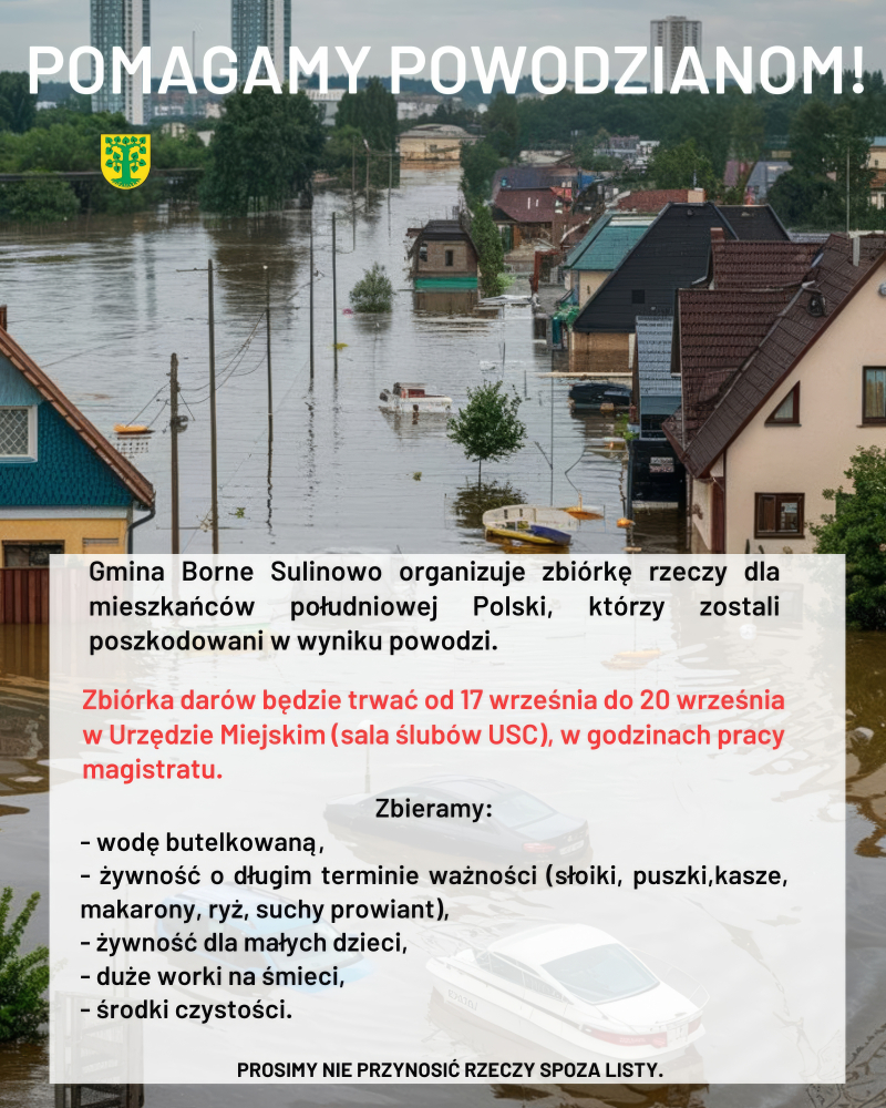 Pomóżmy powodzianom!