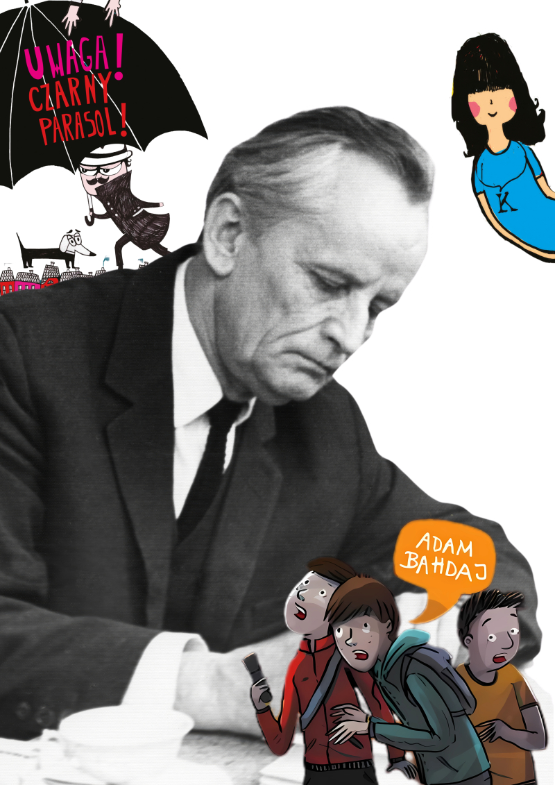 Adam Bahdaj - kolaż