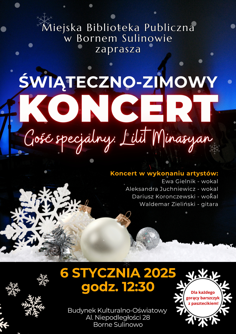 Koncert świąteczno-zimowy z udziałem Lilit Minasyan