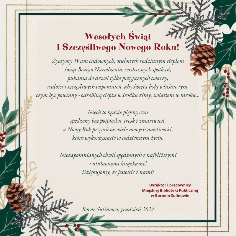 Życzenia świąteczne 2024