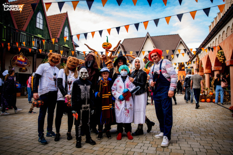 Październikowa wycieczka do Energylandii na Halloween Night