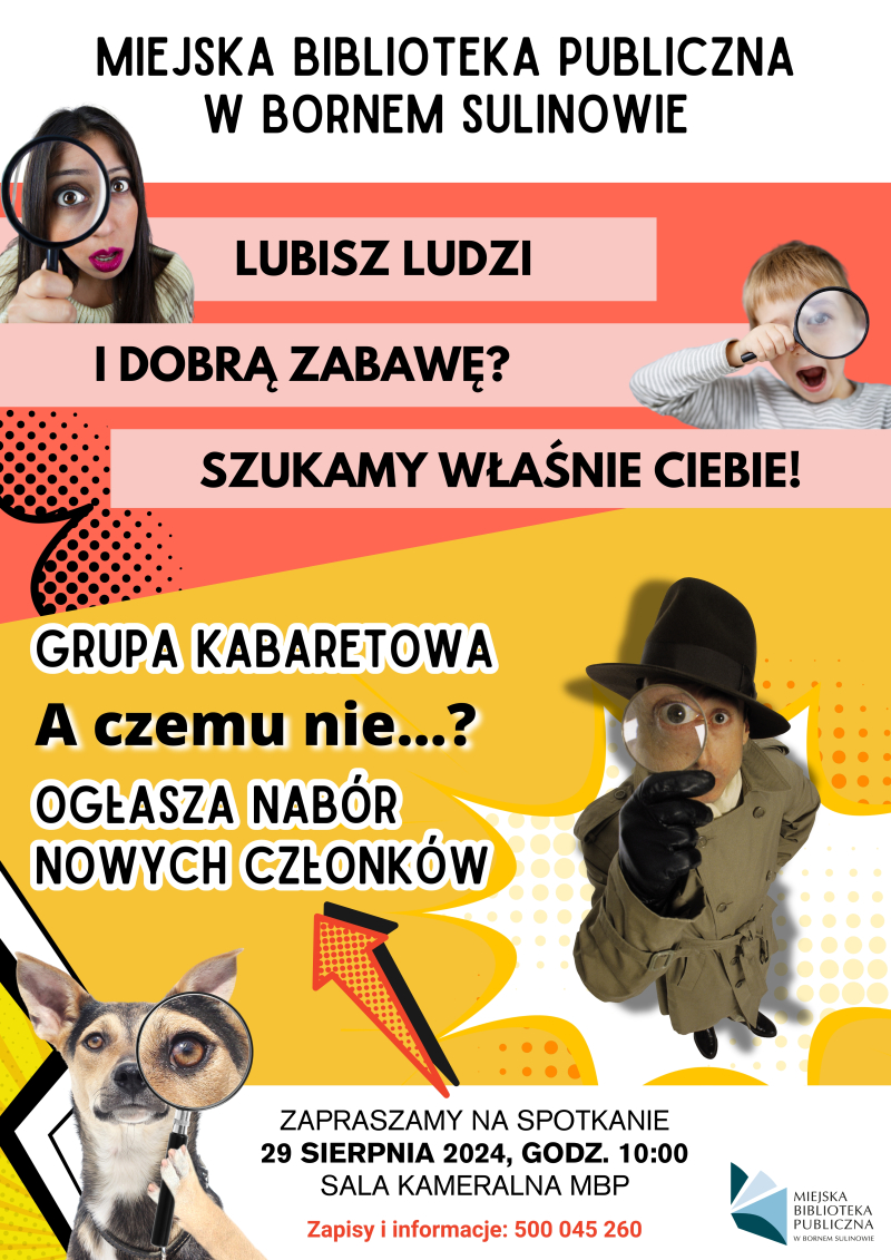 Grupa kabaretowa ogłasza nabór!