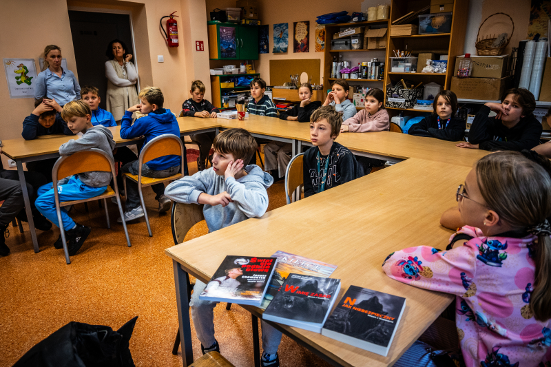 Warsztaty komiksowe z pisarzem Zbigniewem Masternakiem