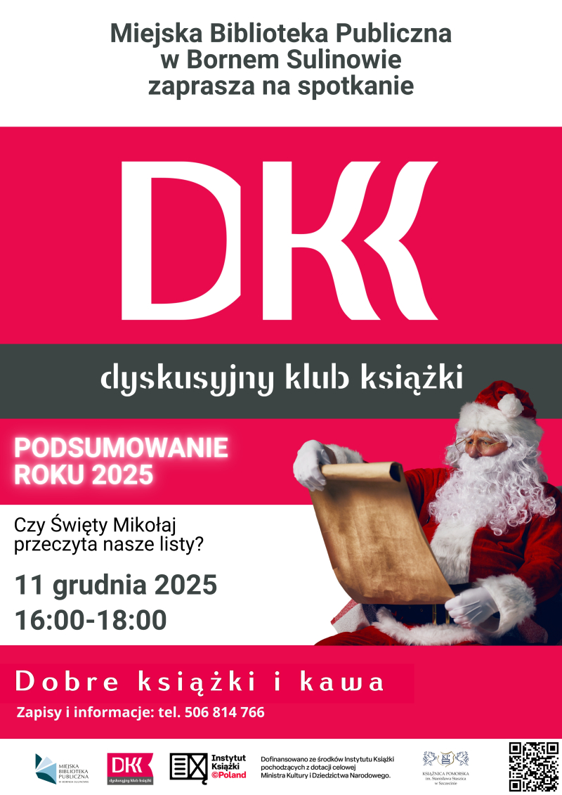 Grudniowe spotkanie Dyskusyjnego Klubu Książki