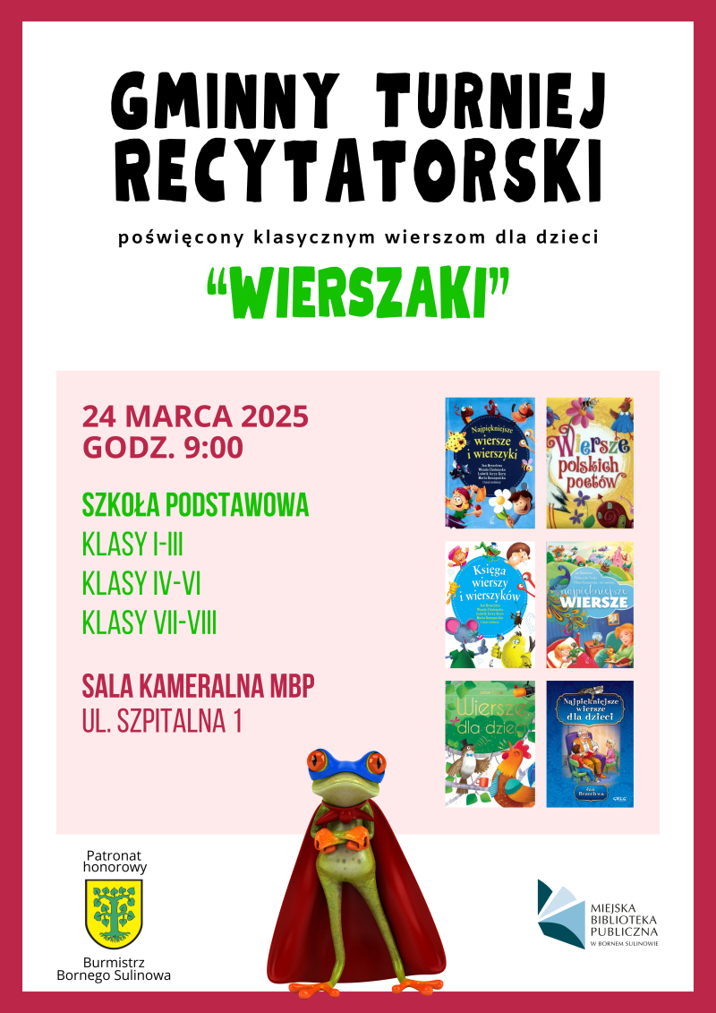 Gminny Turniej Recytatorski „Wierszaki”