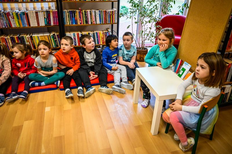 Lekcja biblioteczna pn. „Biblioteka - cisza? Tu nie obowiązuje”