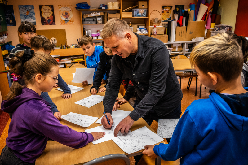 Warsztaty komiksowe z pisarzem Zbigniewem Masternakiem