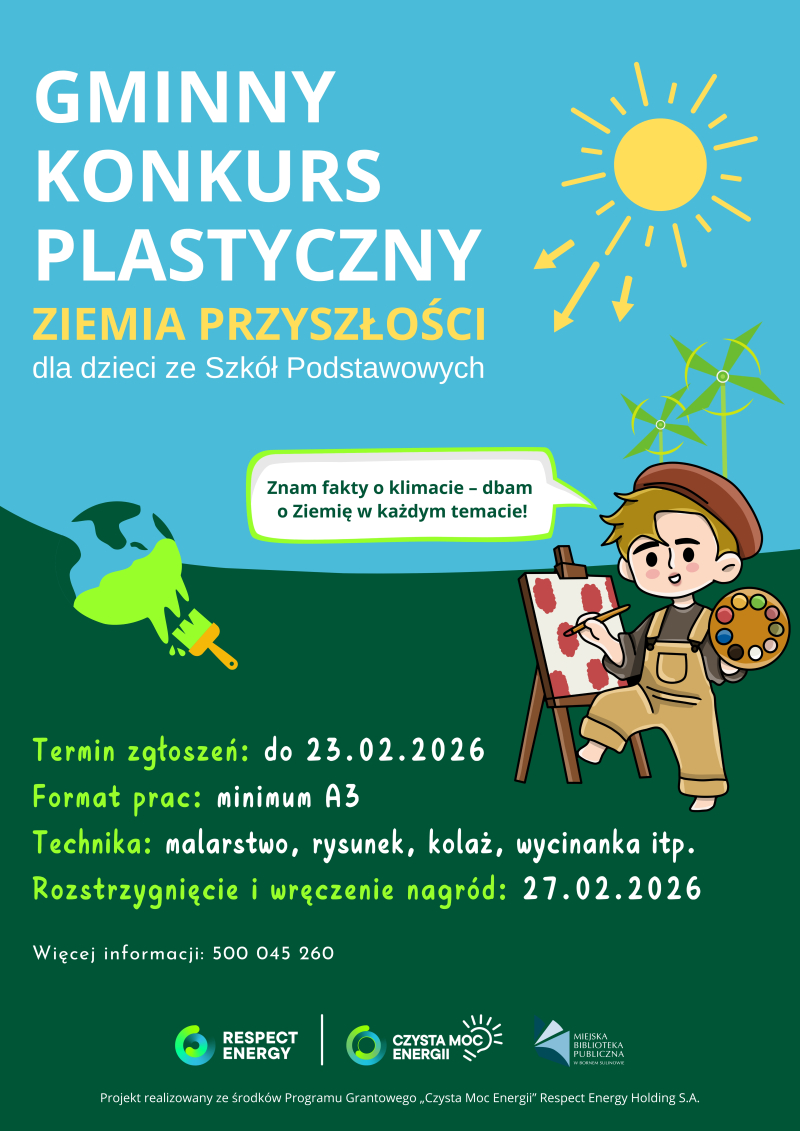 Gminny Konkurs Plastyczny pn. „Ziemia przyszłości”