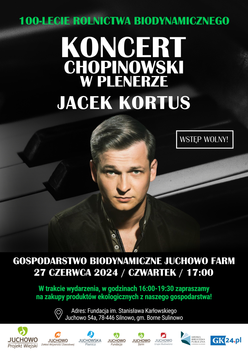 Koncert Chopinowski w plenerze - Jacek Kortus