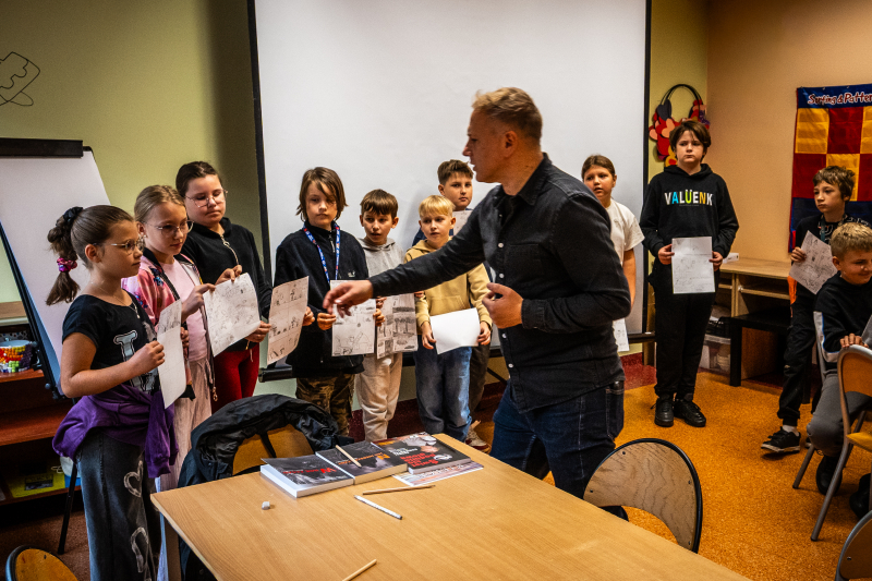 Warsztaty komiksowe z pisarzem Zbigniewem Masternakiem