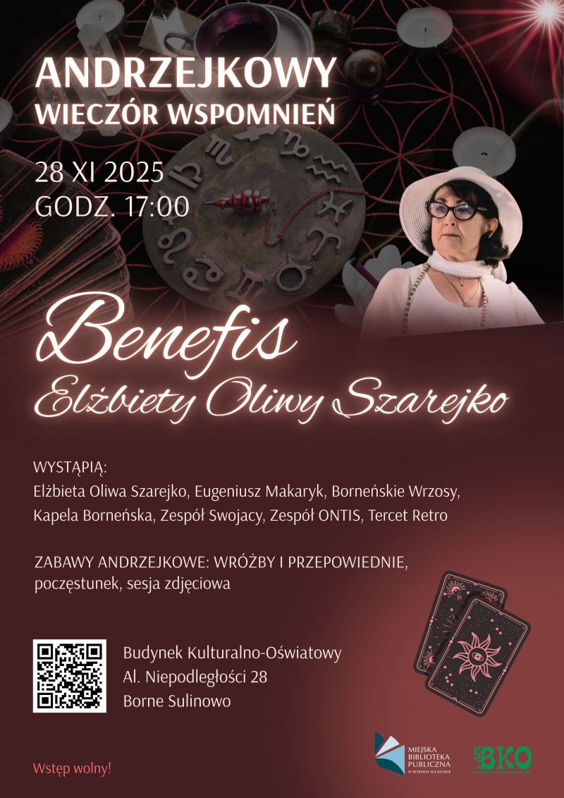 Andrzejkowy wieczór wspomnień - Benefis Elżbiety Oliwy Szarejko
