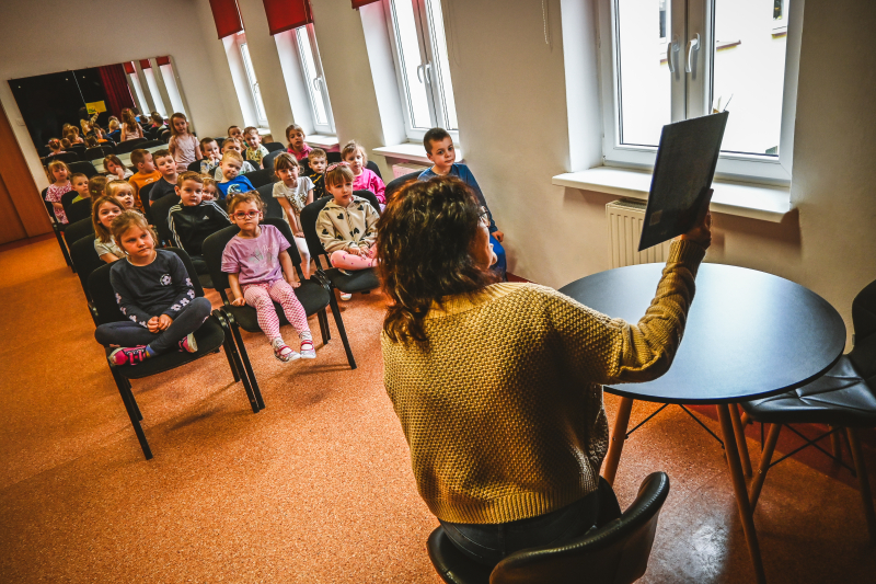 Kolejna wizyta przedszkolaków w bibliotece