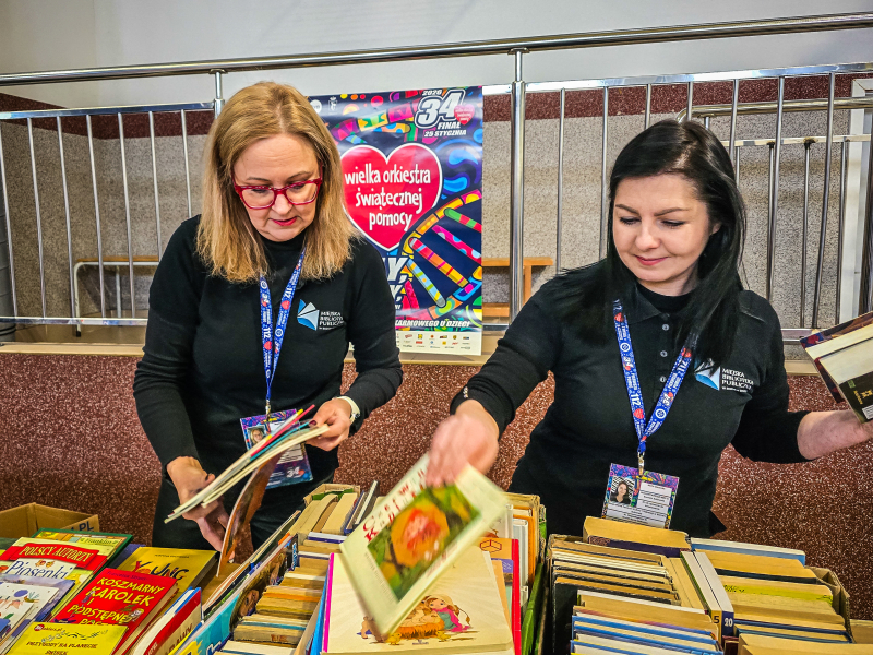 Biblioteka na 34. Finale Wielkiej Orkiestry Świątecznej Pomocy
