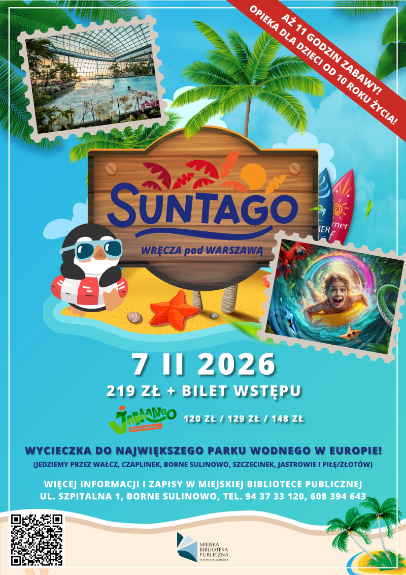 Feryjna wycieczka do Suntago Wodny Świat