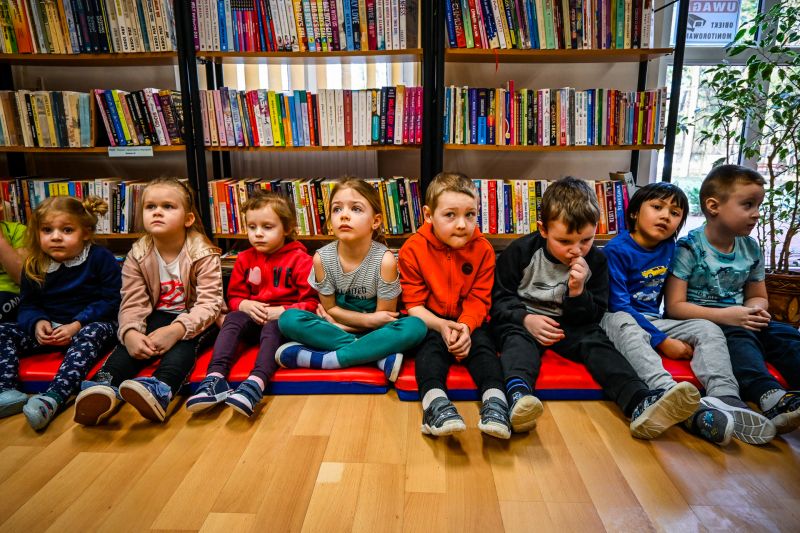 Lekcja biblioteczna pn. „Biblioteka - cisza? Tu nie obowiązuje”