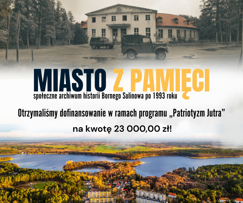 Otrzymaliśmy dofinansowanie w ramach programu „Patriotyzm Jutra” na kwotę 23 000,00 zł!