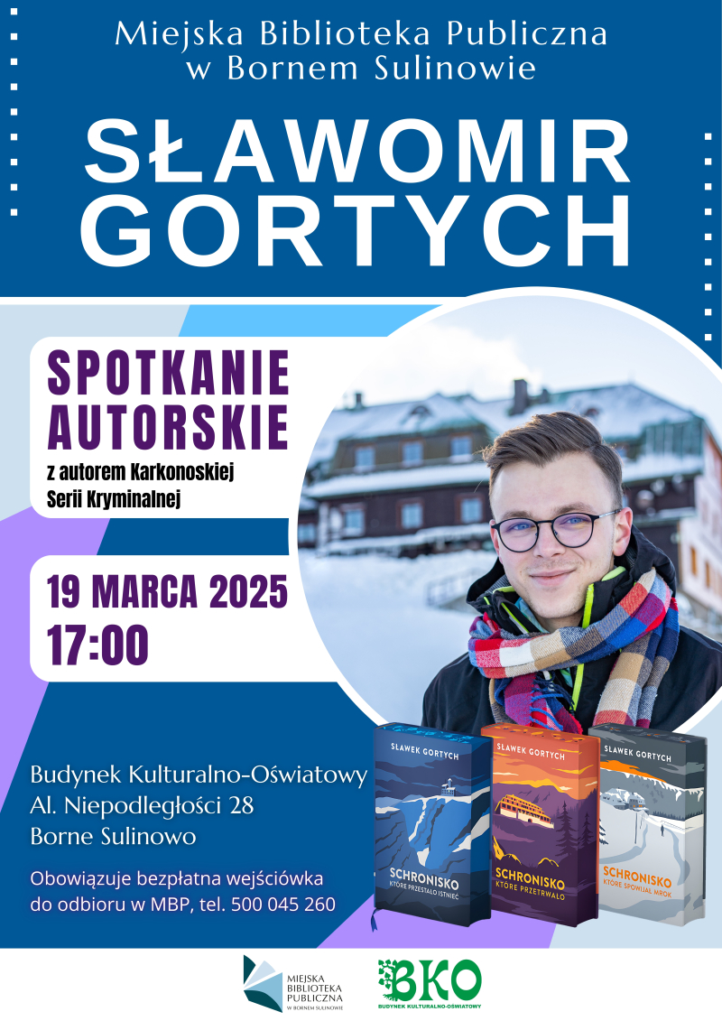Spotkanie autorskie ze Sławomirem Gortychem