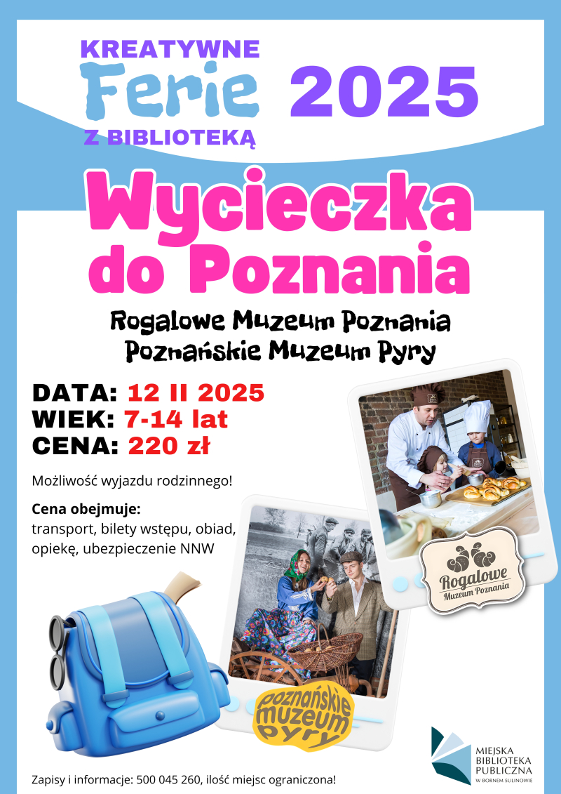 Feryjna wycieczka dla dzieci do Poznania