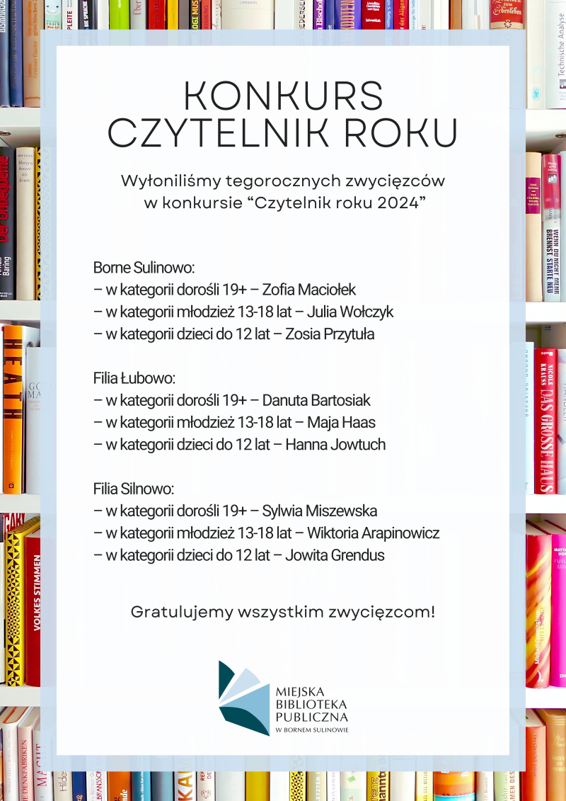 Finał konkursu na „Czytelnika roku” 2024