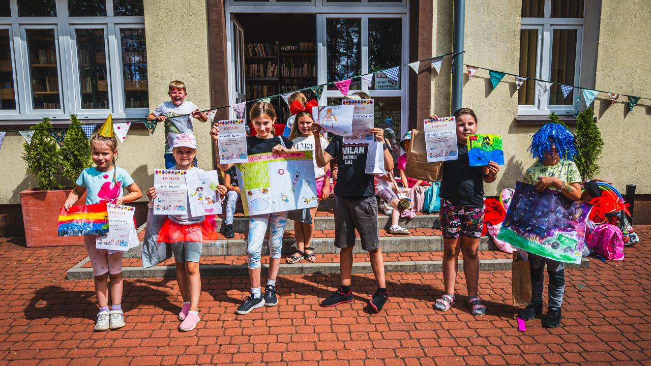 Rozstrzygnięcie Gminnego Konkursu Plastycznego pn. „Bezpieczne wakacje”