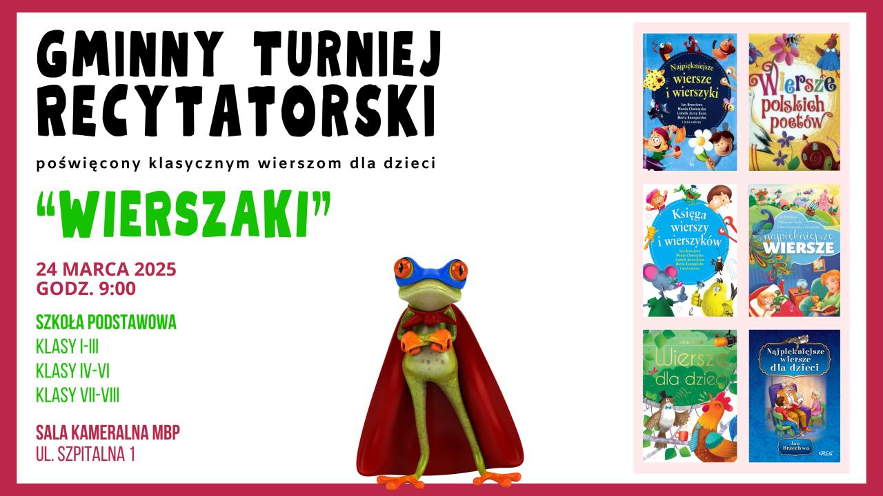 Gminny Turniej Recytatorski „Wierszaki”