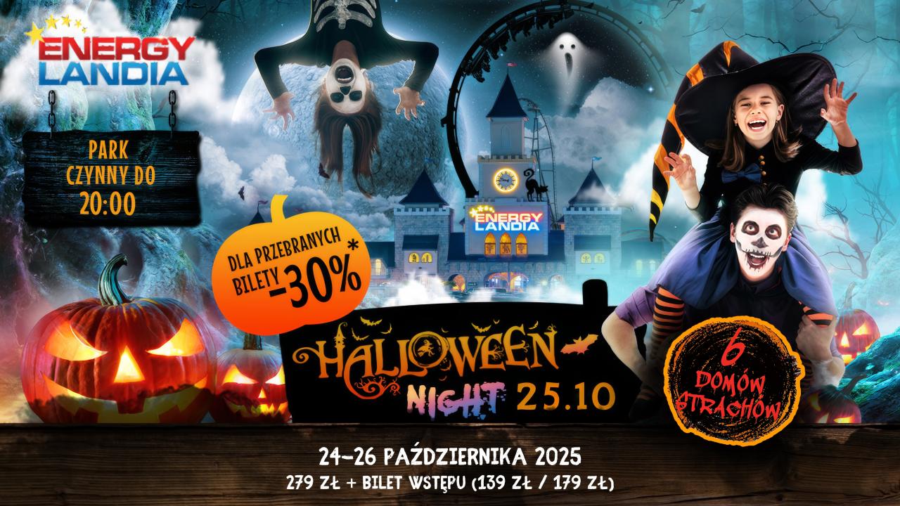 Październikowa wycieczka do Energylandii na Halloween Night 2025