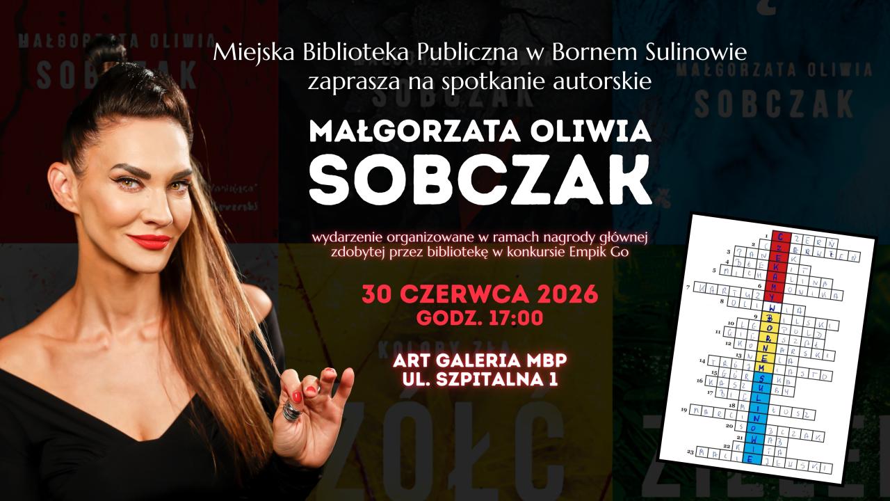 Spotkanie autorskie z Małgorzatą Oliwią Sobczak