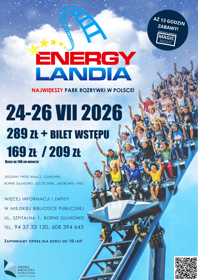 Lipcowa wycieczka do Energylandii na Magic Night