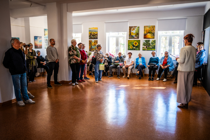 „Marzenie…” - wyjątkowy wernisaż Danuty Kmiecik w Art Galerii biblioteki