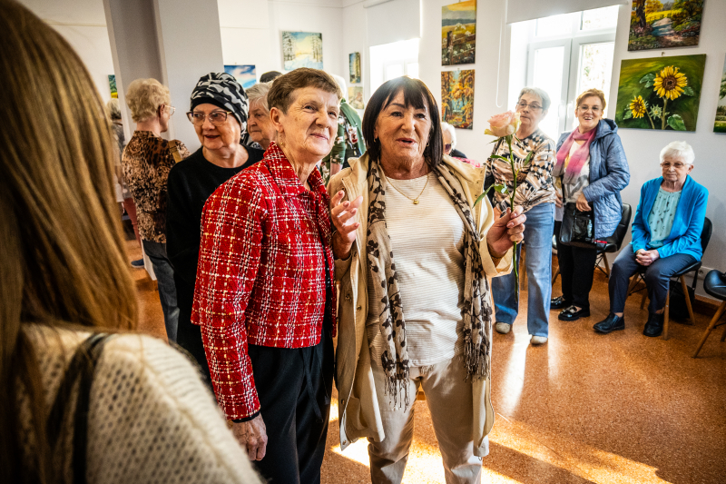 „Marzenie…” - wyjątkowy wernisaż Danuty Kmiecik w Art Galerii biblioteki