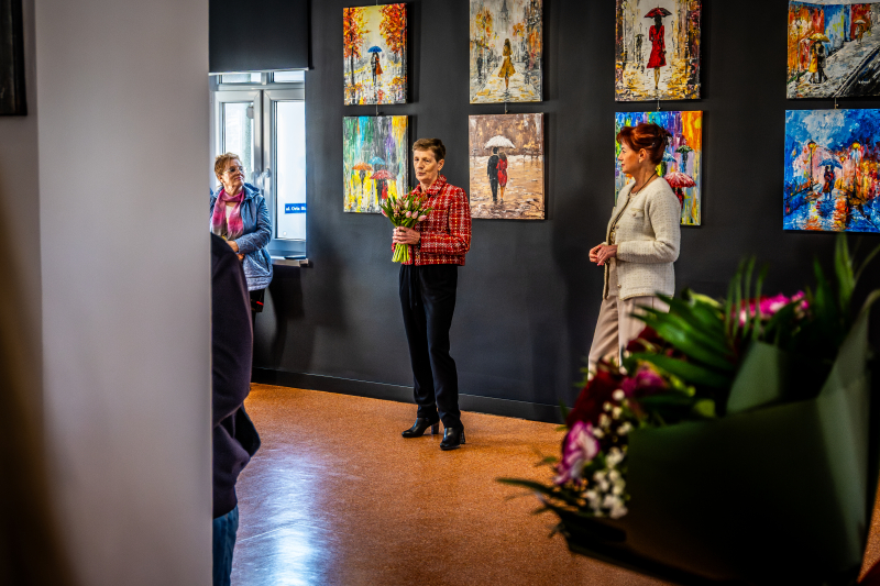 „Marzenie…” - wyjątkowy wernisaż Danuty Kmiecik w Art Galerii biblioteki