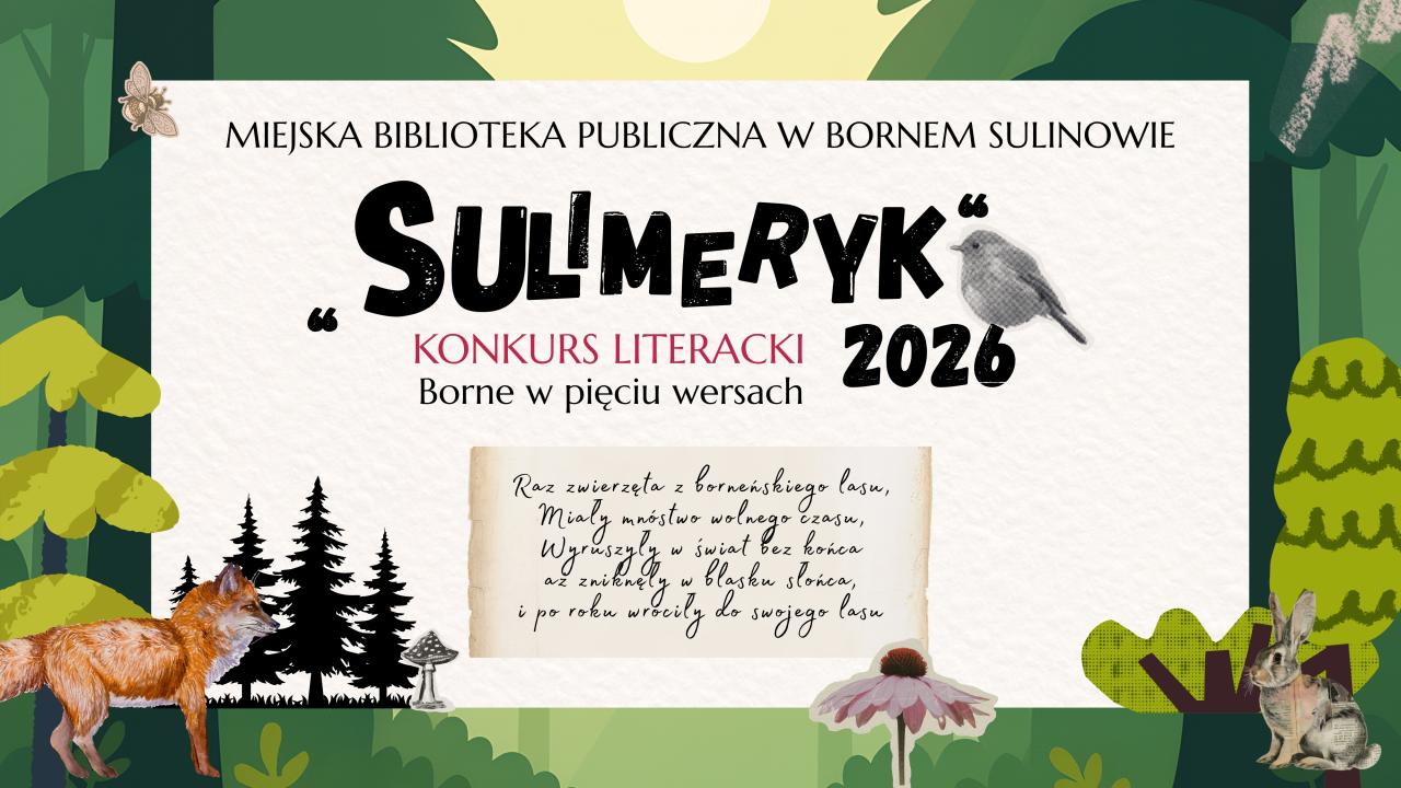 Konkurs „Sulimeryk - Borne w pięciu wersach”