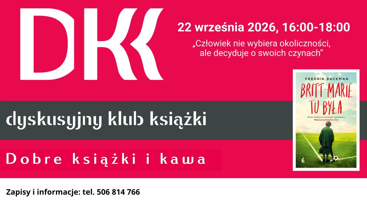 Wrześniowe spotkanie Dyskusyjnego Klubu Książki